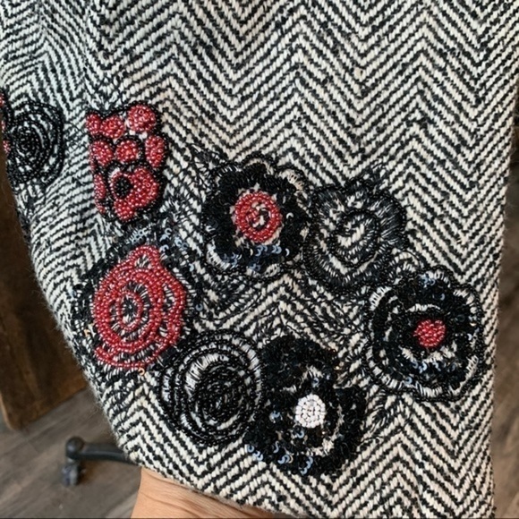 COPY - Embroidered Wool Coat Size XL - Picture 13 of 14